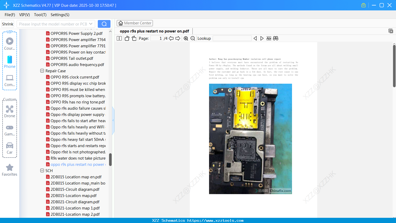 Oppo R9s Plus Restart No Power On